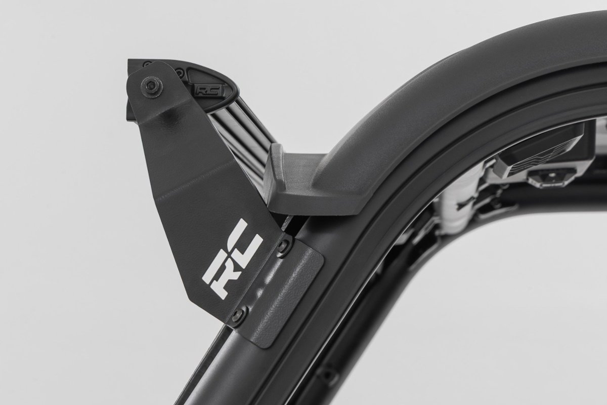 CFMOTO UFORCE U10 Pro LED Light Bar Kit - Rough Country - 50-inch Single Row, Black Series - Black